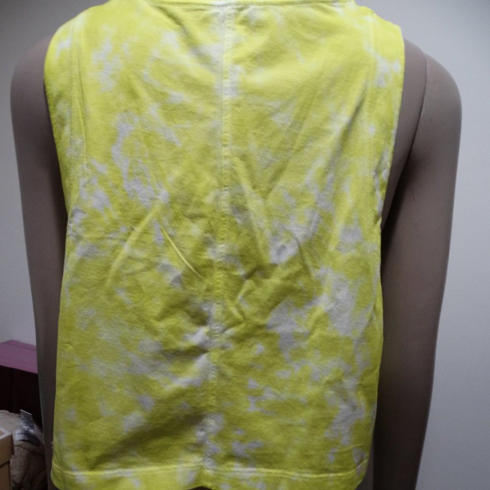 Lululemon All Yours Cropped Cotton Tank Marmoleado Tie Dye Size 8 & 10 New - Picture 5 of 5